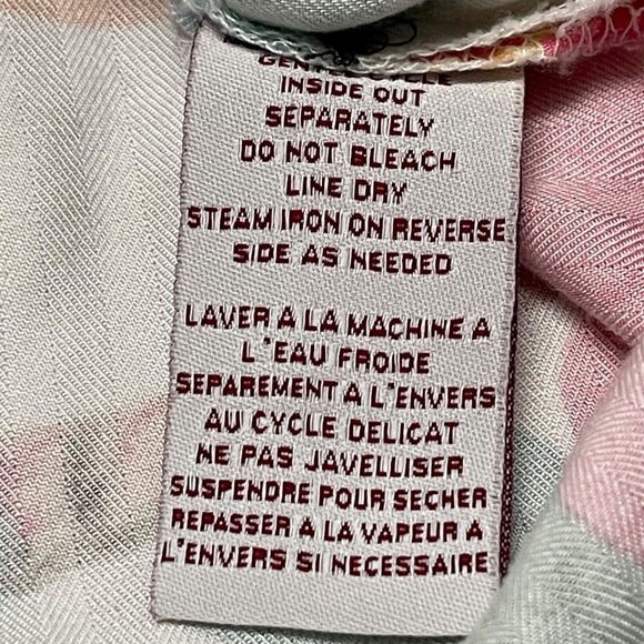 Caribbean Joe Womens Size Large Multicolor Floral Short Sleeve Button-Up Shirt - Picture 8 of 12